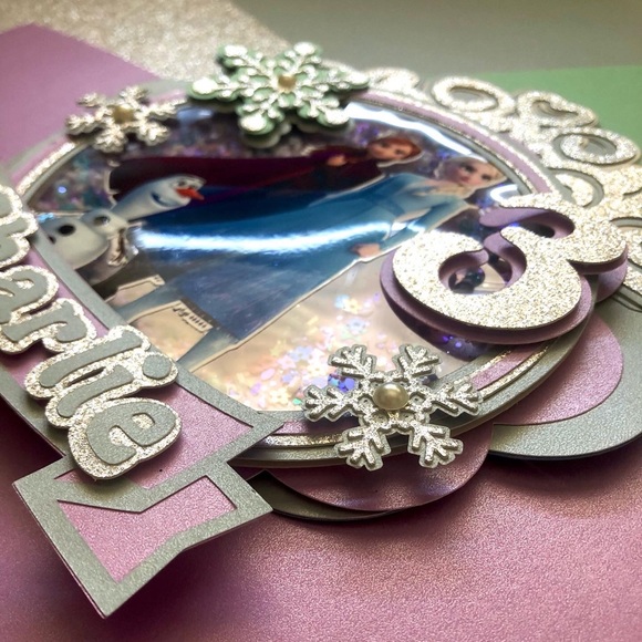 Frozen Cake Shaker Topper - Picture 2 of 2